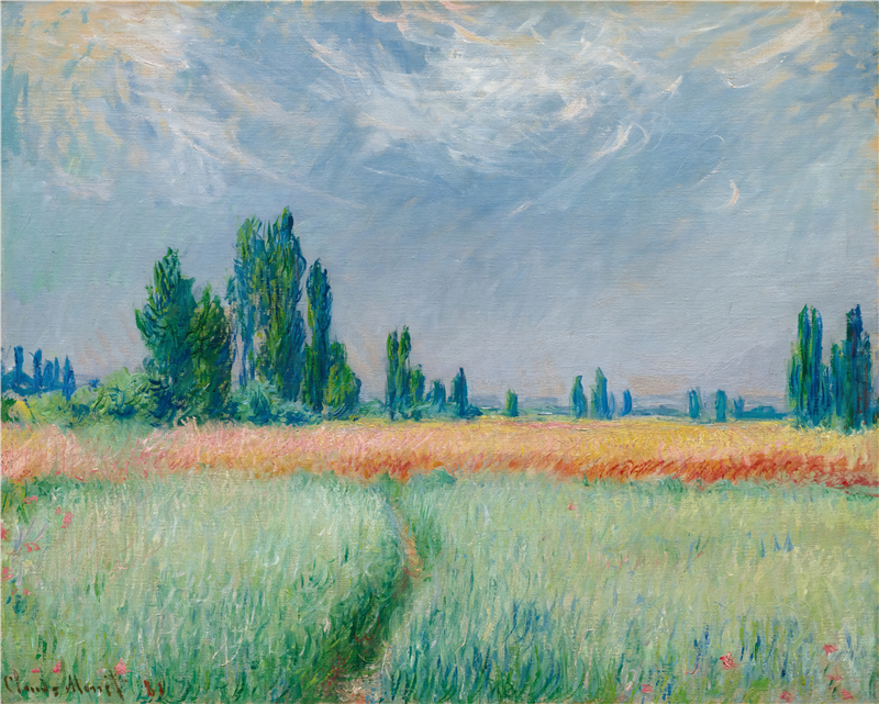 <a href='artist?a=Claude Monet'>Claude Monet</a> Champ De Ble <a href='genre?g=Impressionism'>Impressionism</a>